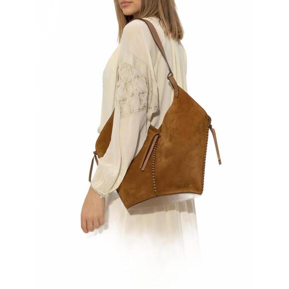 NEW ISABEL MARANT tampa shoulder bag in cognac - Picture 6 of 6